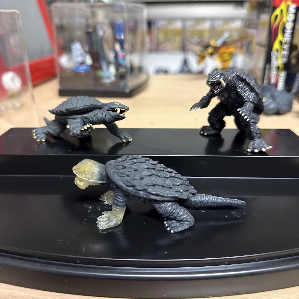 ガメラ フィギュア HG 3体セット ガシャポン拍卖