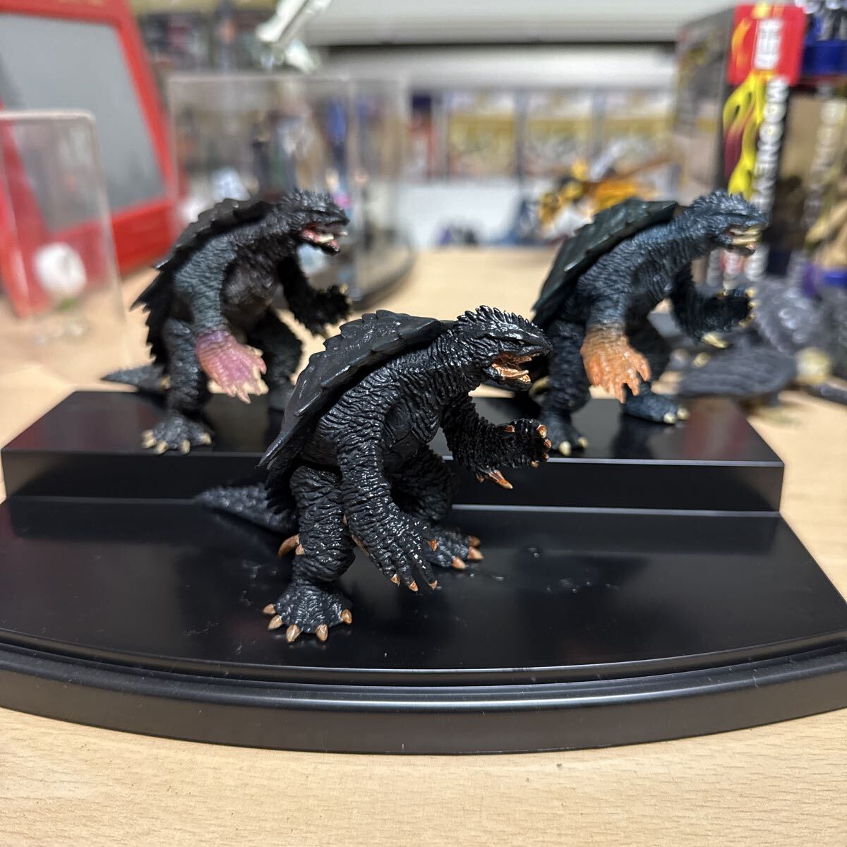 ガメラ 東宝怪獣コレクション コナミ コミコン限定 シークレット 3バリエーション ナイトメア 3体セット拍卖