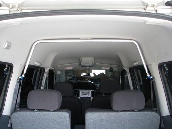 カワイ製作所 リヤピラーバー typeスクエア エブリイ DA52V DA52W DA62V DA62W ハイルールーフ車のみ拍卖