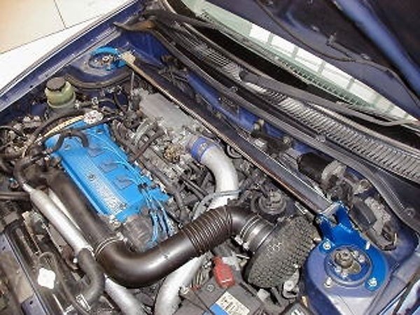 カワイ製作所 フロントストラットバー typeOS スターレット EP91 1995/12~2000/12 ターボ車拍卖