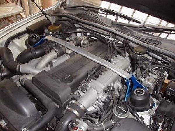 カワイ製作所 フロントストラットバー typeOS ソアラ/スープラ JZZ30 1JZ-GTE(ターボ)車、TEMS車のカバー装着OK拍卖