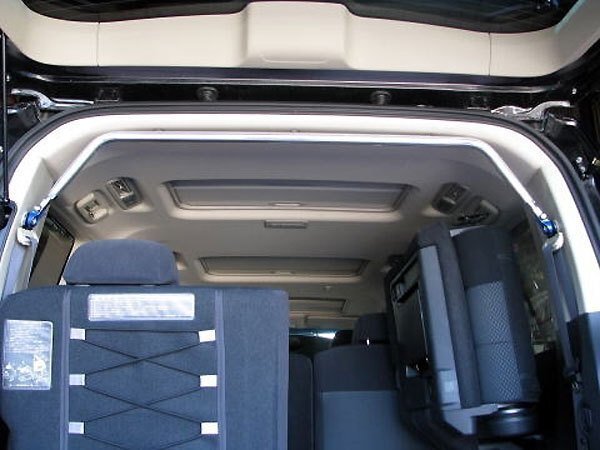 カワイ製作所 リヤピラーバー typeスクエア デリカD:5 CV1W ディーゼル車 外径25Φアルミシャフト使用拍卖