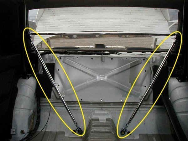 カワイ製作所 リヤシートバー スカイライン R32 ピラーバーオプショナルバー左右2本セット拍卖