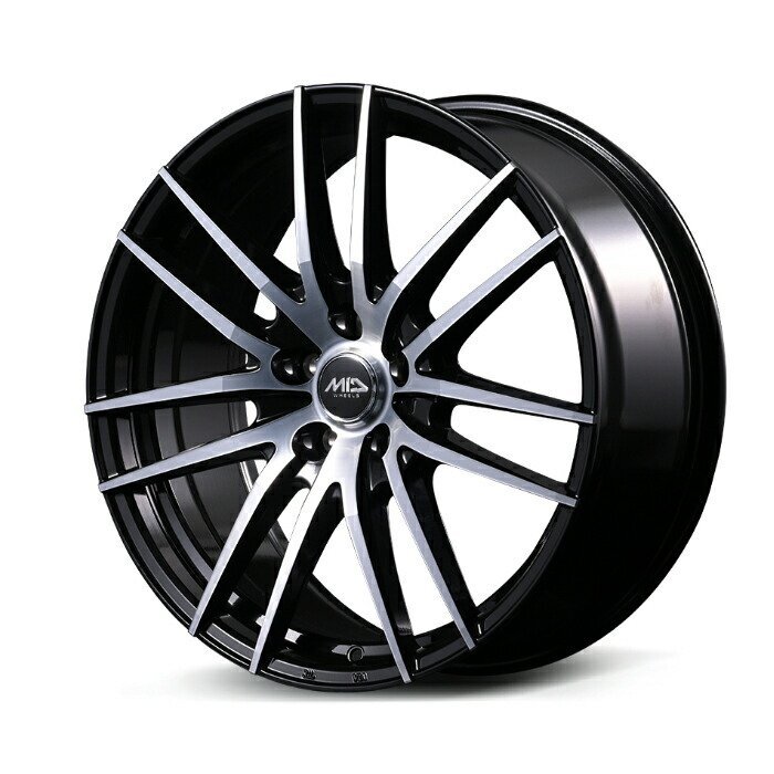 MID WHEELS RX14 アルミホイール4本セット 18x7.0J 5H PCD114.3 +50 (アールエックスイチヨン Black polish)拍卖
