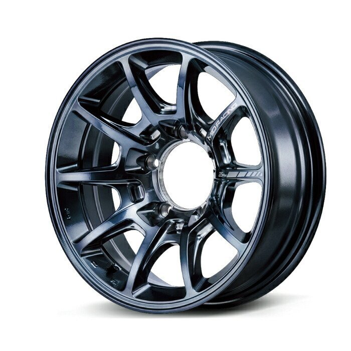 MID Racing R25 plus アルミホイール4本セット 16x5.5J 5H PCD139.7 +20 (アールニーゴープラス ディープチタンシルバー)拍卖