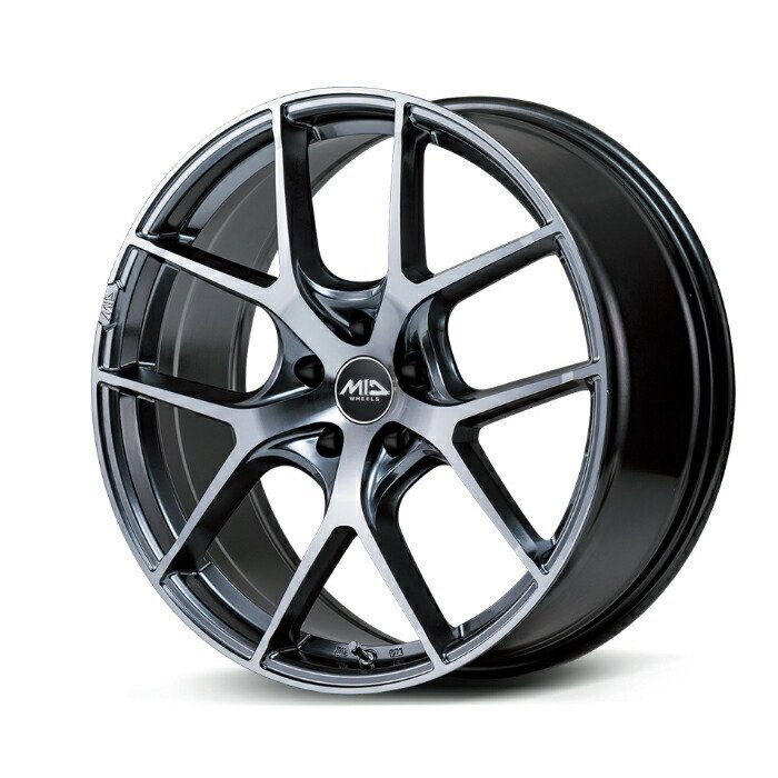 MID EXCLUSIVE 025F RN アルミホイール4本セット 19x8.0J 5H PCD114.3 +45 (ゼロニーゴーエフアールエヌ リッチノワール)拍卖