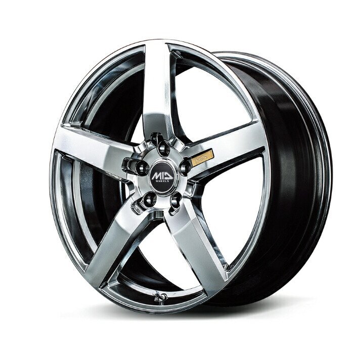 MID EXCLUSIVE 050F アルミホイール4本セット 17x7.0J 5H PCD114.3 +40 (ゼロゴーゼロエフ HS5 ハイパーメタルコート+ミラーカット)拍卖