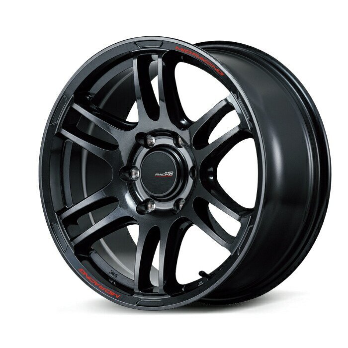 MID Racing R26 アルミホイール4本セット 18x8.0J 6H PCD139.7 +38 (アールニーロク クリスタルブラック)拍卖