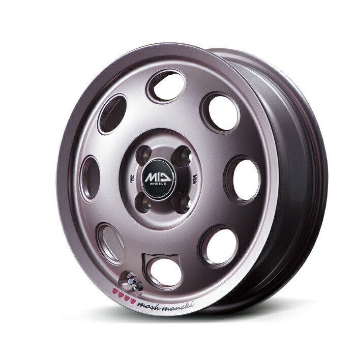 MID WHEELS MANEKI アルミホイール4本セット 15x4.5J 4H PCD100 +45 (マネキ MOMO) 299 (肉球)拍卖
