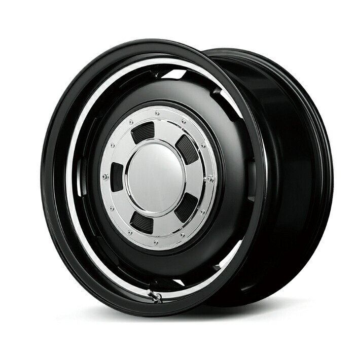 MID WHEELS GARCIA CISCO アルミホイール4本セット 16x6.5J 6H PCD139.7 -5 (ガルシア シスコ SB2 セミグロスブラック+リムヴァーレイポ拍卖