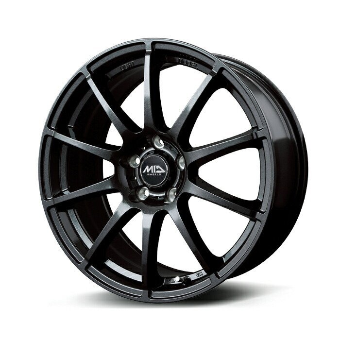 MID WHEELS STAG アルミホイール4本セット 18x7.0J 5H PCD100 +48 (スタッグ DG0 (ストロングガンメタ))拍卖