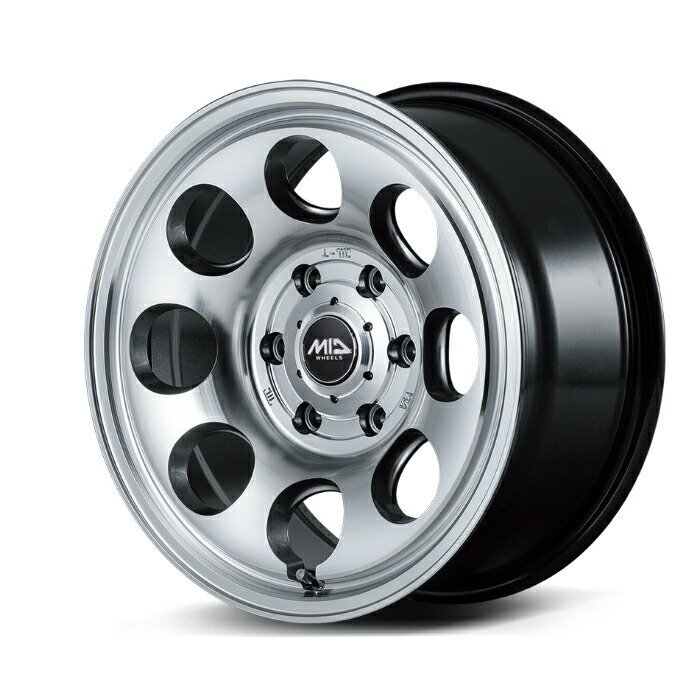 MID WHEELS GARCIA Palm8 アルミホイール4本セット 16x6.5J 6H PCD139.7 +38 (ガルシア パームエイト メタリックグレー/ポリッシュ)拍卖