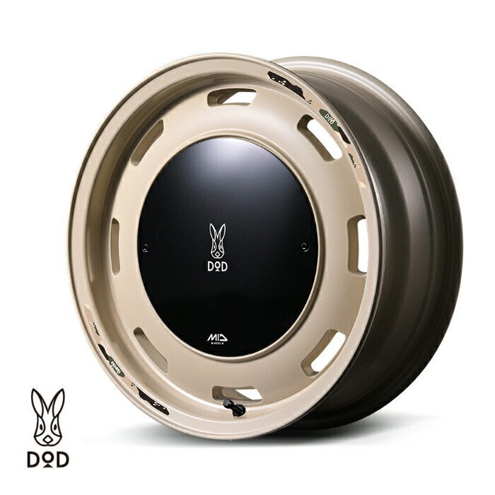 MID WHEELS X DOD ウシャリントバリ アルミホイール4本セット 16x6.0J 5H PCD139.7 -5 (ウシャリントバリ SSB Semi Gloss Sand Beig)拍卖