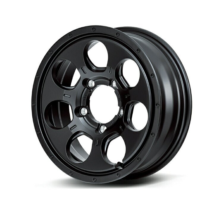 MID WHEELS MUDAGENT アルミホイール4本セット 16x5.5J 5H PCD139.7 +22 (マッドエージェント セミグロスブラック)拍卖
