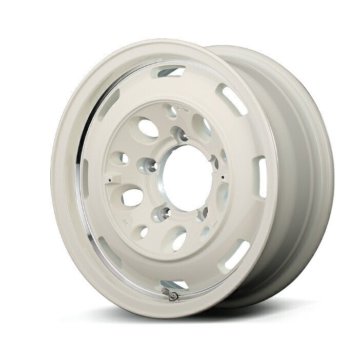 MID WHEELS GARCIA CISCO アルミホイール4本セット 16x6.0J 5H PCD139.7 -5 (ガルシア シスコ WH2 オールドイングリッシュWH+リムヴァー拍卖
