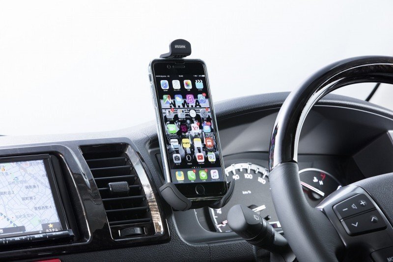 CRS ESSEX スマホホルダー Bタイプ ハイエース 200系 2004年8月~2013年11月 1~3型拍卖