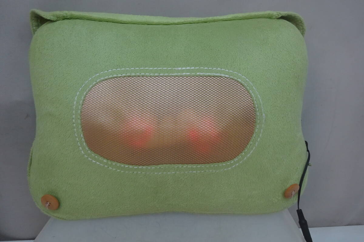 ★135)箱なし-もみ玉マッサ-ジクッション・ 説明書なし ※中古/動作OK/使用感現状品■100拍卖