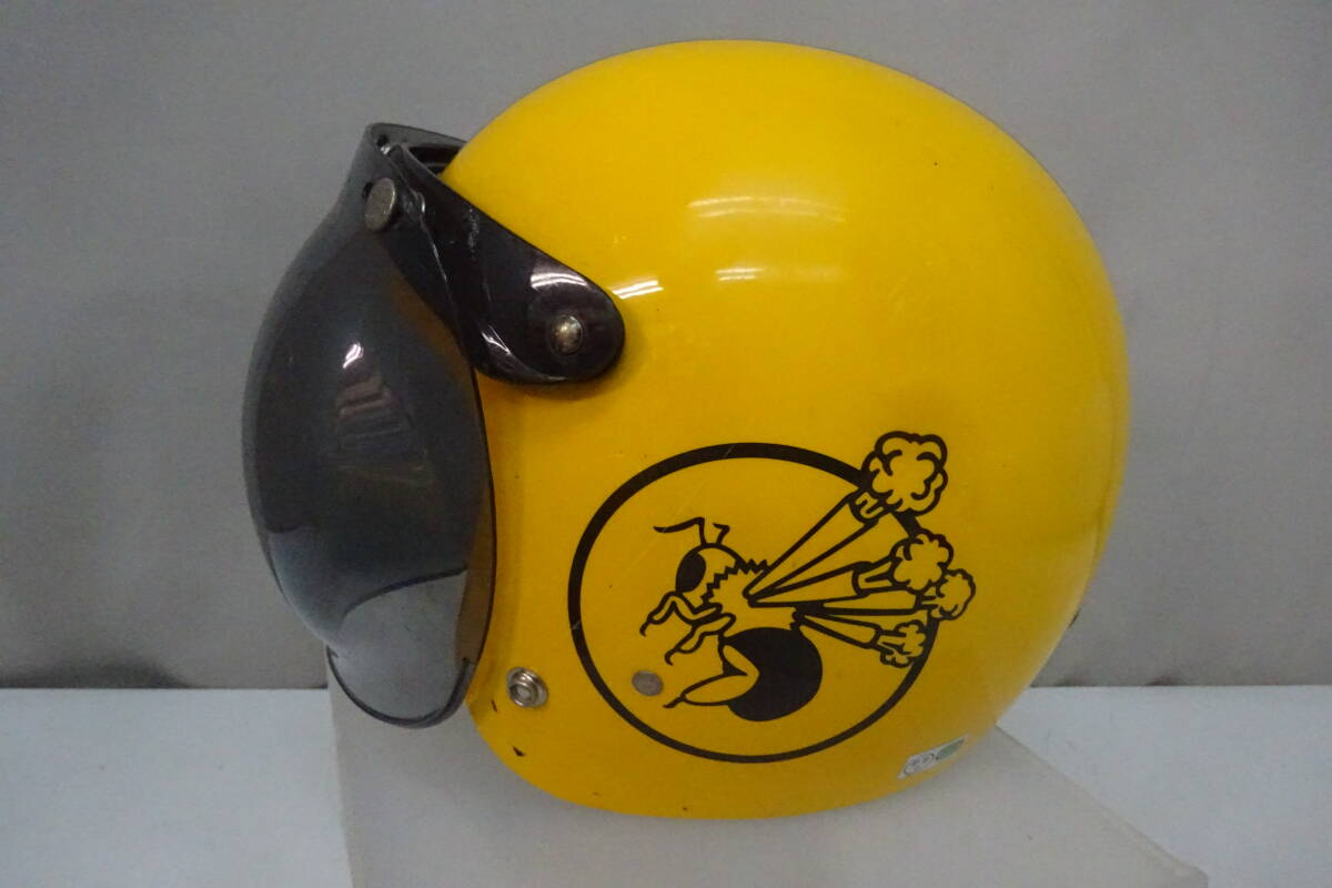 ★216)ジェットヘル・BumBleBee MLサイズ(58-60㎝)※中古/縁ゴムなし、使用感現状品■100拍卖