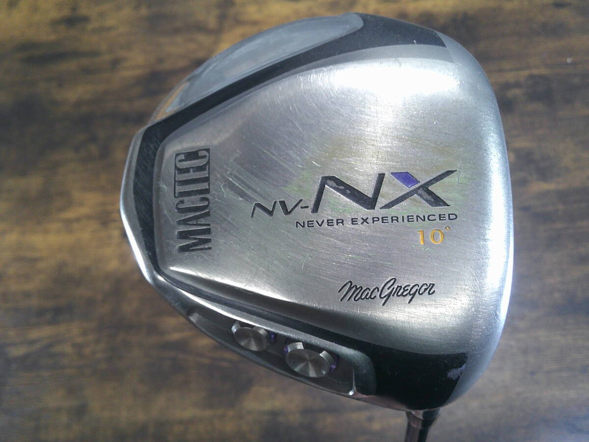 ▼(82)ウッド・マグレガー「MacGregor/MACTEC/NV-NX/10°」/サイズ(約) 117㎝/総重量(約) 300g ※使用感現状品 ■160拍卖