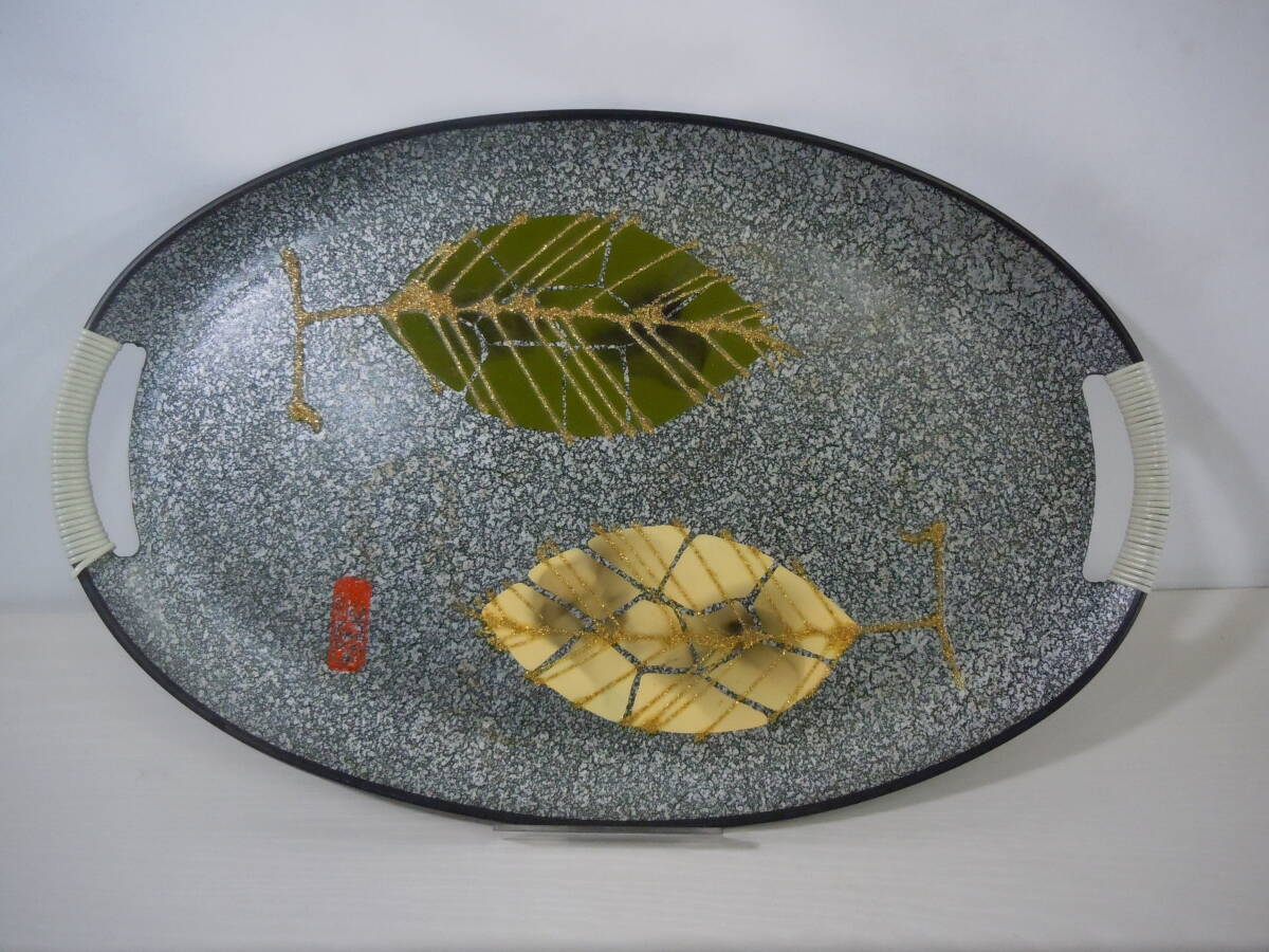 ◆お盆 詳細不明 29.5cm×45.5cm×2cm※現状品■100拍卖