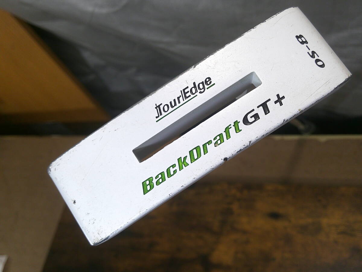 ▼(447)パター・ツアーエッジ「Tour Edge/BackDraft GT+/OS-8」/サイズ(約)83.6㎝【32インチ】/総重量-約620g ※グリップ傷み 現状品 ■120拍卖