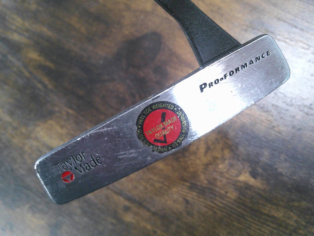▼(448)パター・テーラーメイド「TaylorMade/PRO・FORMANCE/205」/サイズ(約)87㎝【34インチ】/総重量-約540g ※使用感現状品 ■120拍卖