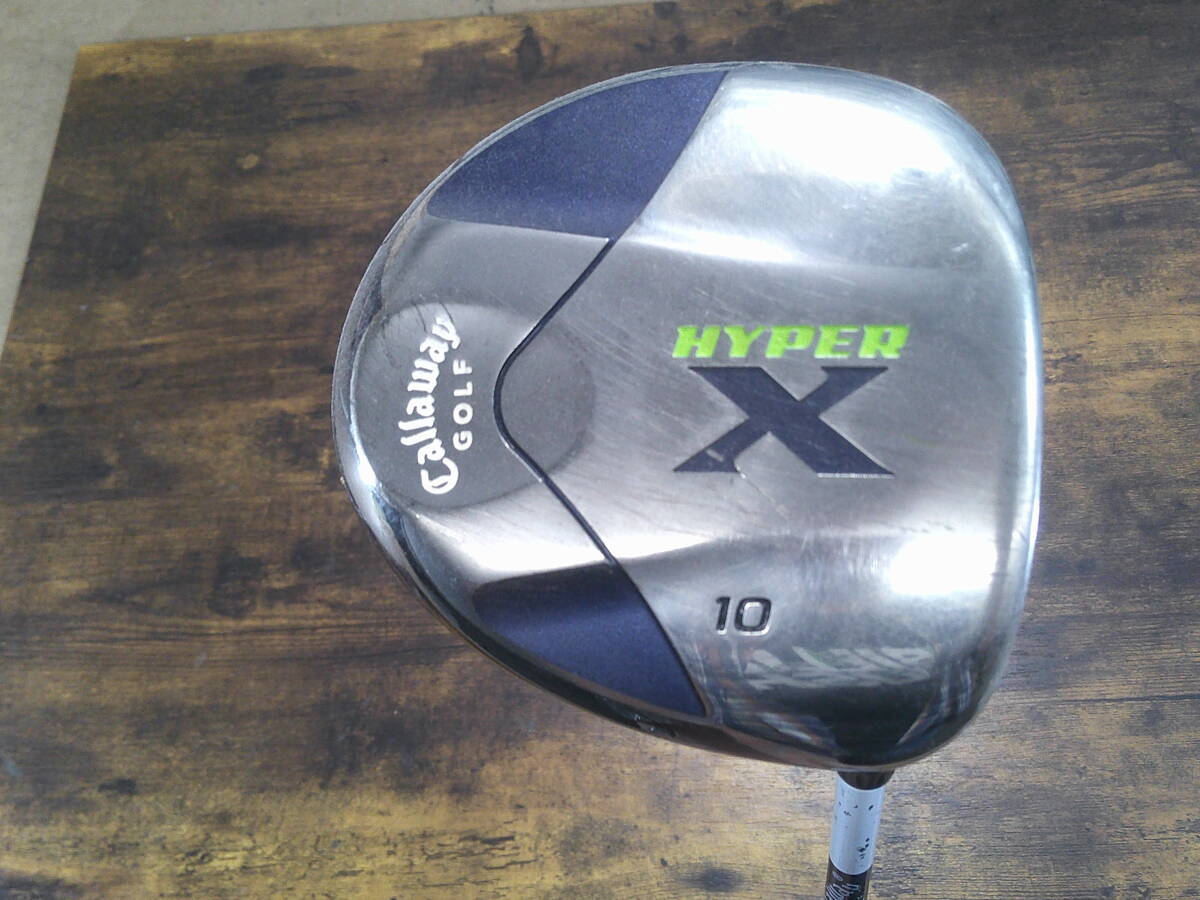 ▼(95)ウッド・キャロウェイ「Callaway/HYPER X/10」/サイズ(約) 118㎝/総重量(約) 320g ※使用感現状品 ■160拍卖