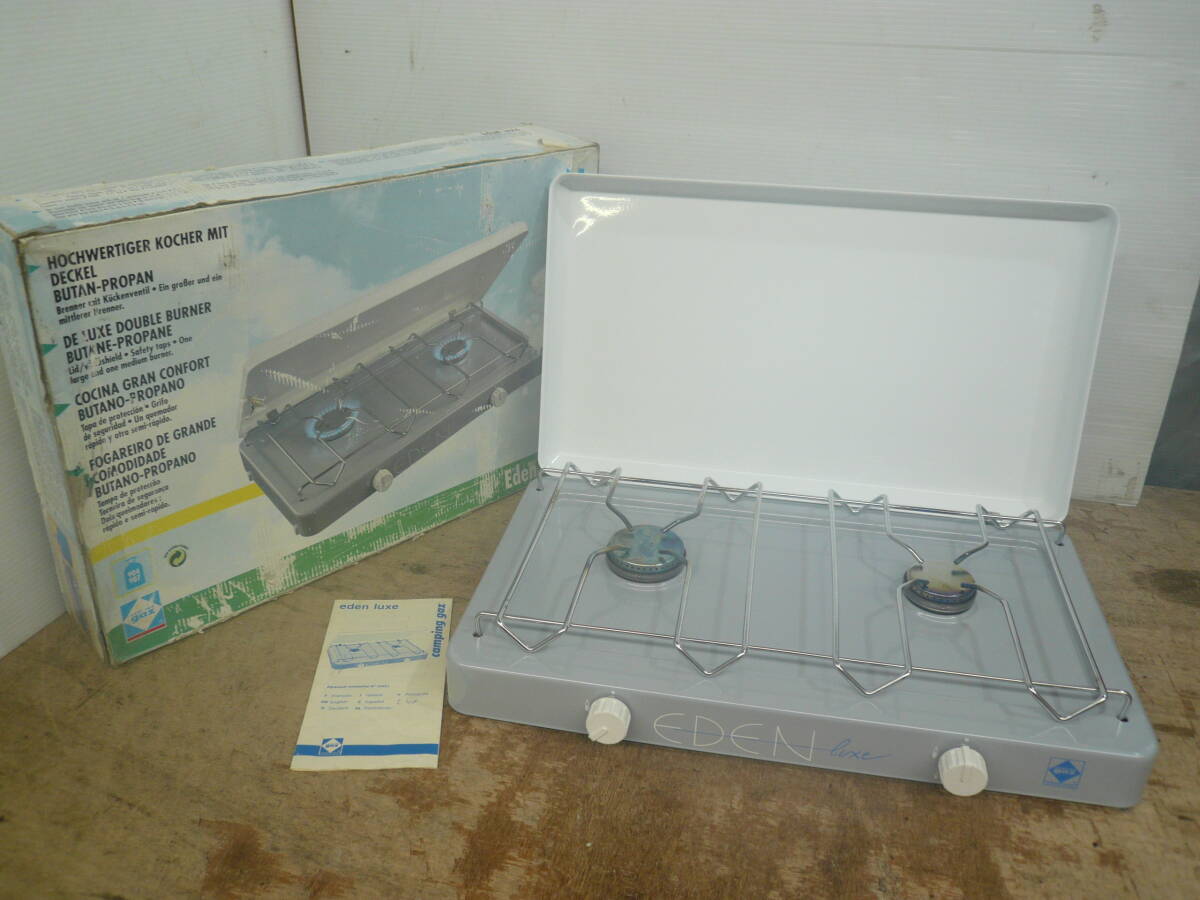 ♪キャンピングガス 2バーナーコンロ EDEN luxe 動作未確認 送料は説明欄※ジャンク品扱い ■100拍卖