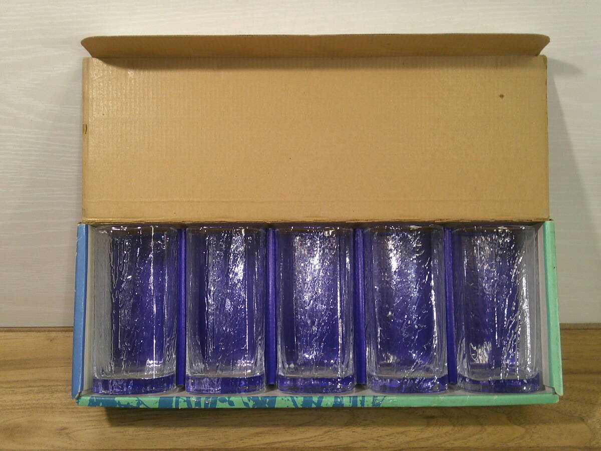 ◆風雅 タンブラーグラス 5個セット 直径約5.5cm×12cm※現状品■60拍卖