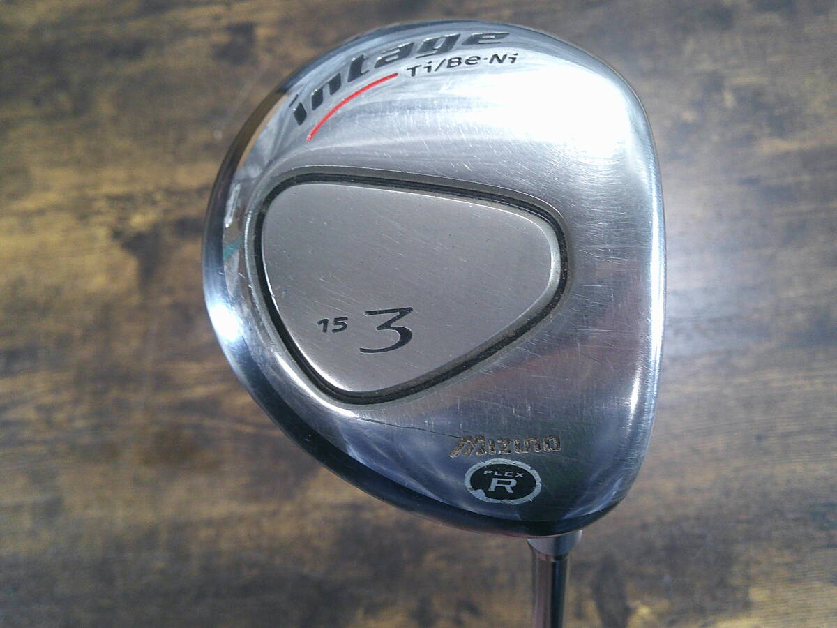 ▼(104)ウッド・ミズノ「MIZUNO/intage Ti/Be-Ni/3 15°」/サイズ(約)112㎝/総重量(約)300g ※使用感現状品 ■160拍卖