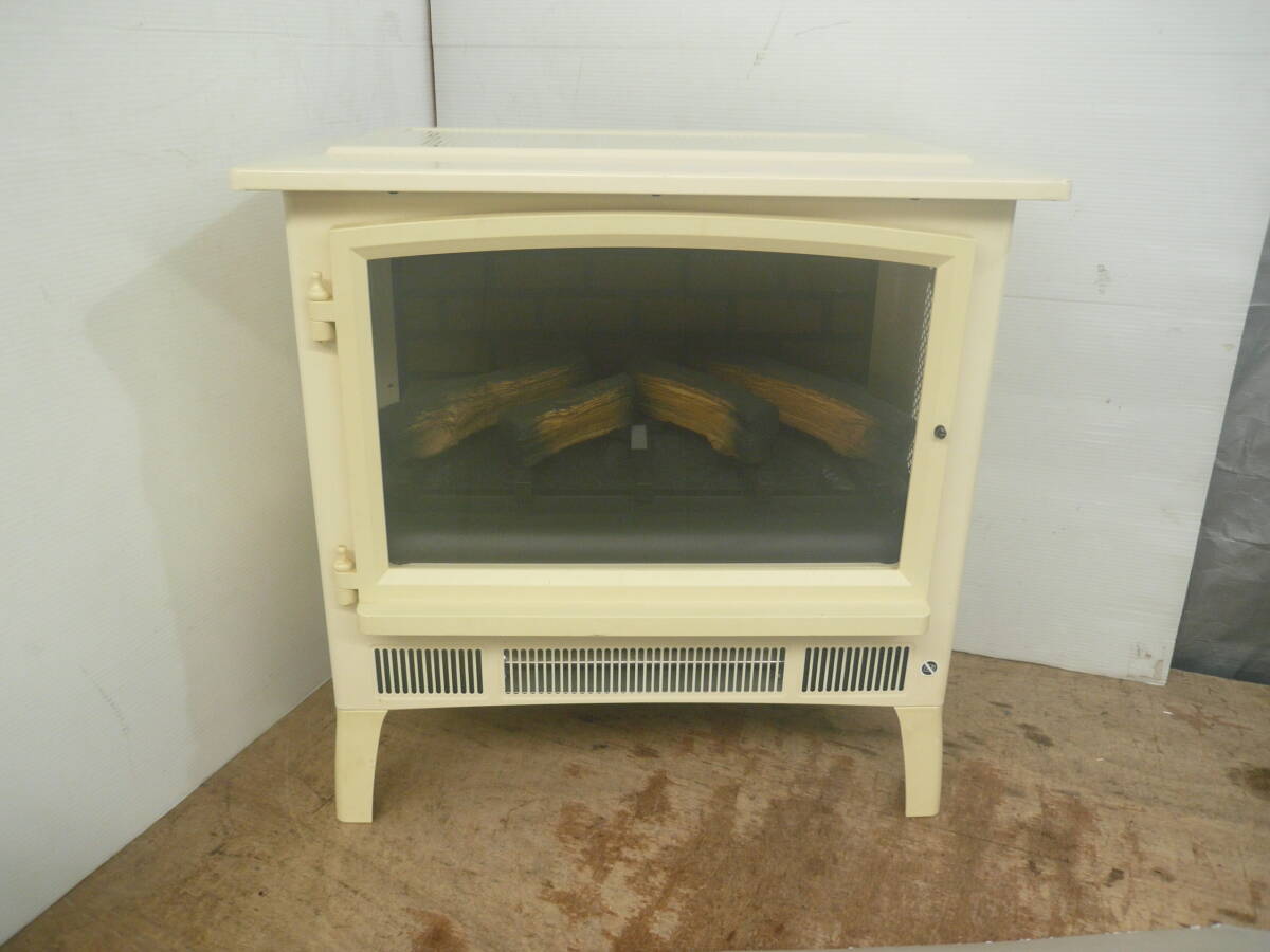 ♪QVCジャパン 電気温風機 ファンヒーター CFI-5018-04 2018年 サイズ約60×33×58㎝ リモコンなし 送料は説明欄※ジャンク品扱い ■160拍卖