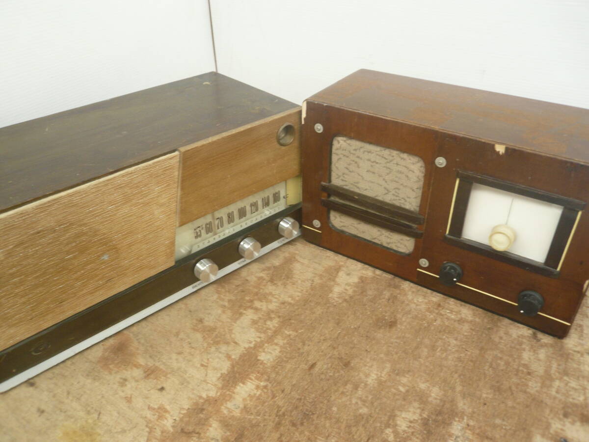 ♪真空管ラジオ? 2点 詳細不明 動作未確認 送料は説明欄※ジャンク品扱い ■120拍卖