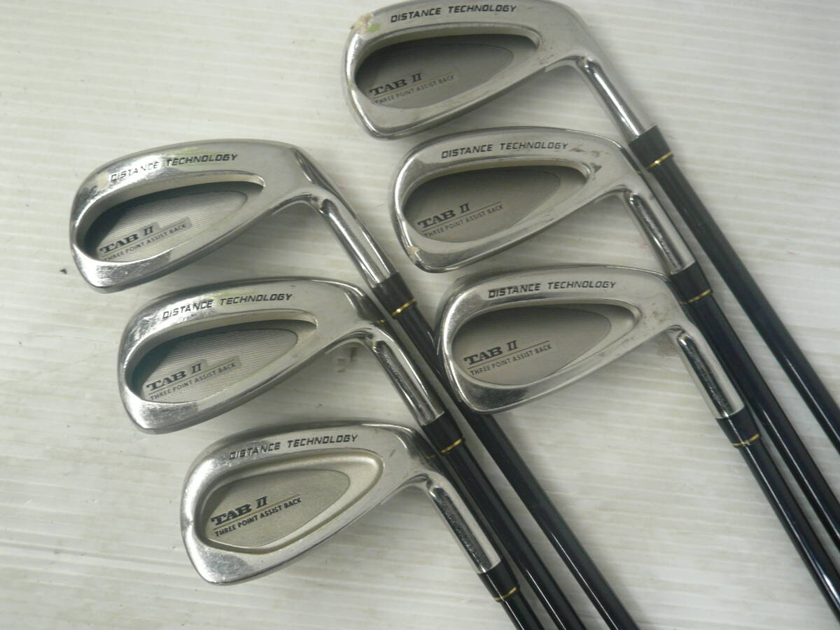 ♪Willson ウィルソン メンズ アイアン TAB Ⅱ 6本組 4.5.6.8.9.P / オリジナルシャフト FLEX:R 右 送料は説明欄※現状品扱い ■160拍卖