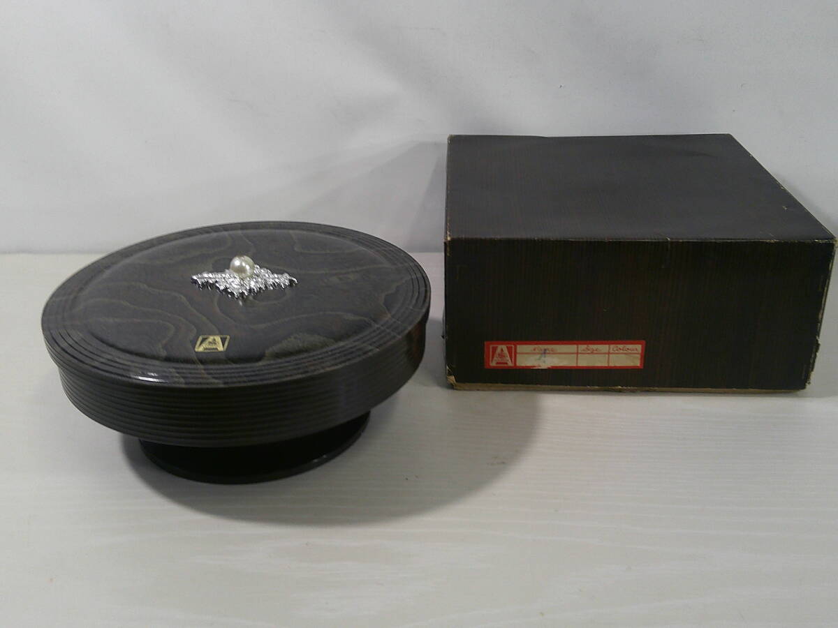 ◆AKAMATSU 菓子器 直径26cm×11.5cm※現状品■80拍卖