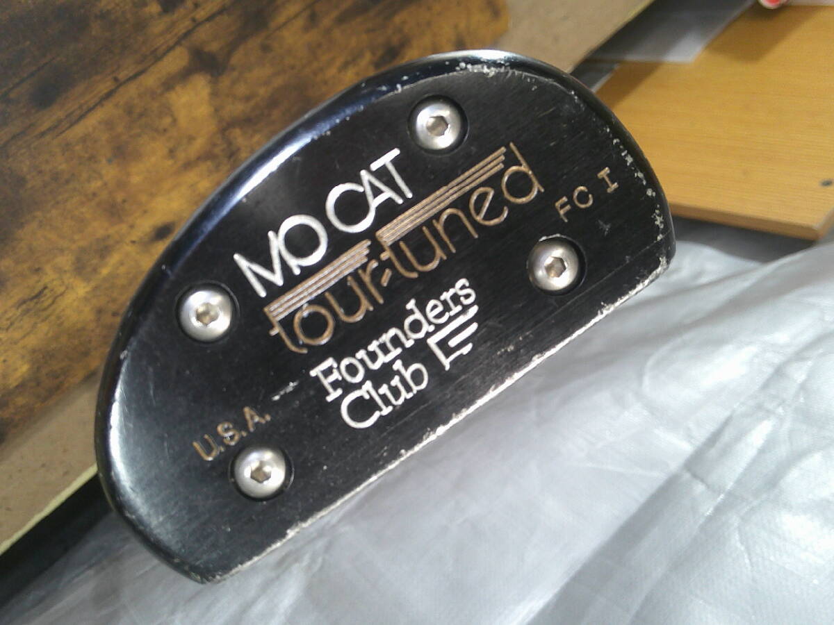 ▼(487)パター・ファウンダーズクラブ「Founders Club/MO CAT/FC I」/サイズ(約)87㎝【34インチ】/総重量-約480g ※使用感現状品 ■120拍卖