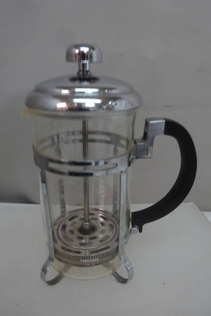 ★409)コーヒー&紅茶フレンチプレス・ハリオ HARIO 箱、説明書なし※中古品/使用感現状品■60拍卖