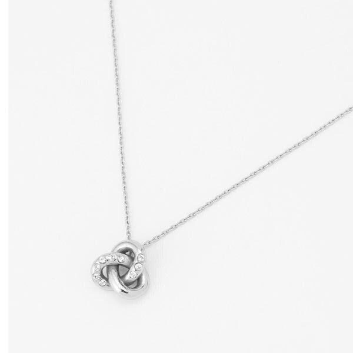 自由区・ステンレスエタニティ ネックレス(シルバー系)新品未使用拍卖