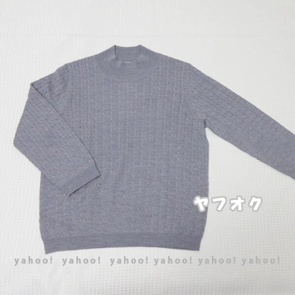 【J.PRESS LADIES】【洗える】KNIT BASIC ハイネック ニット 灰11号(Lサイズ)ジェイプレス レディス 新品 セーター・ウール拍卖