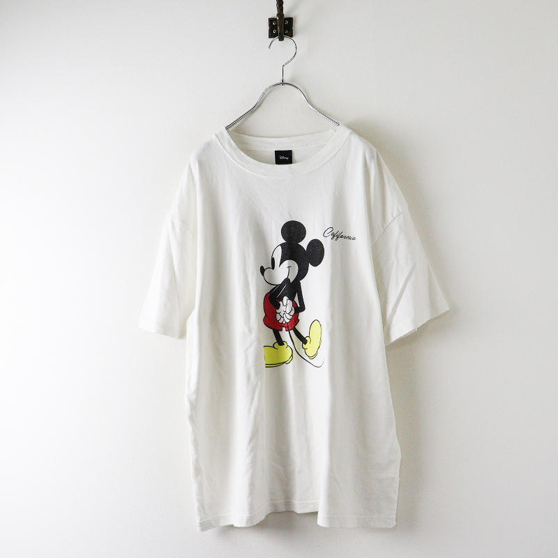 2024SS ジャーナルスタンダード JOURNAL STANDARD MICKEY MOUSE / ミッキーマウス 別注 S/S Tシャツ M|ホワイト【2400014632484】拍卖