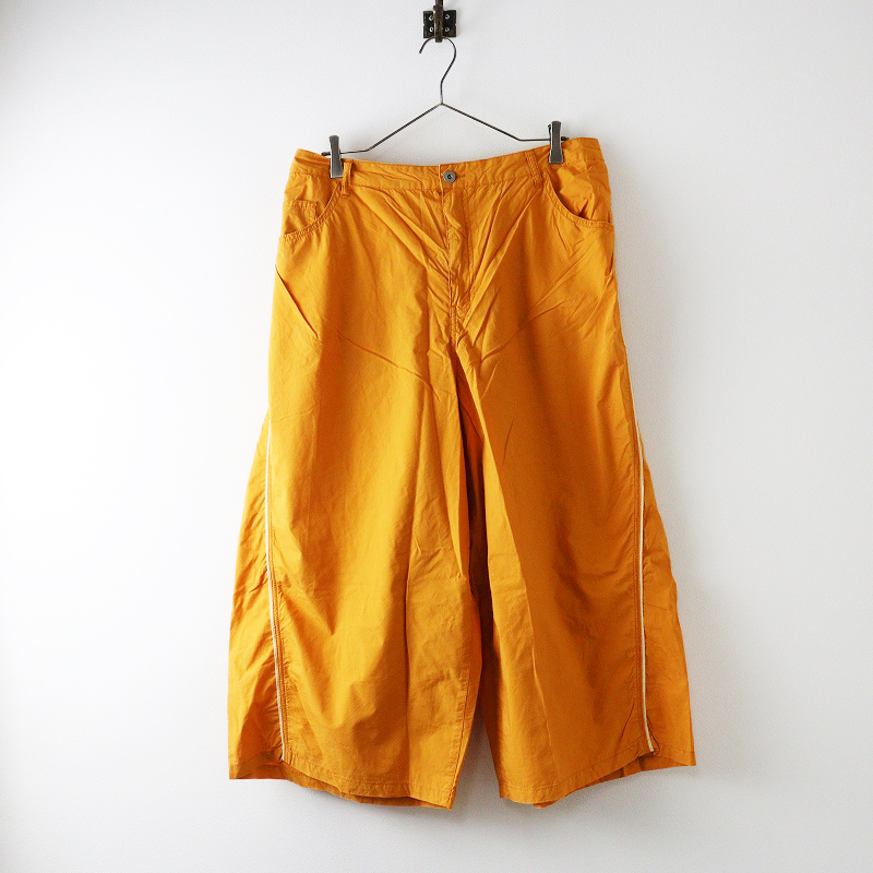 大きいサイズ アズノゥアズ オオラカ AS KNOW AS olaca コットンツイル半端丈ワイドパンツ 17 オレンジ┃ボトムス【2400014625806】拍卖