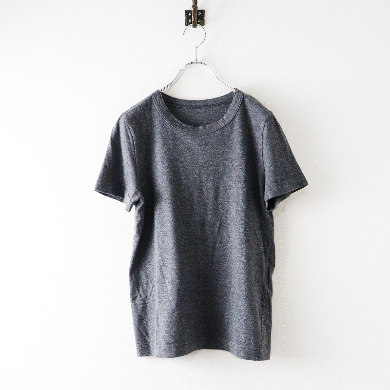 中川政七商店 ナカガワマサシチショウテン コットンクルーネック半袖Tシャツ グレー┃トップス TEE【2400014651034】拍卖