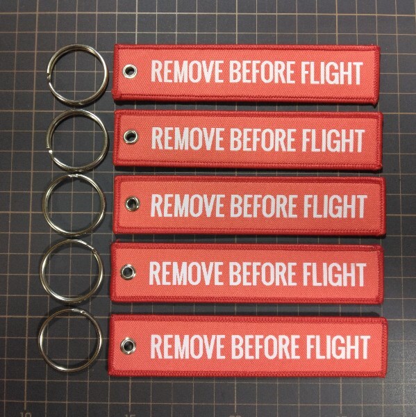 REMOVE BEFORE FLIGHT キーリング キーホルダー 5個拍卖