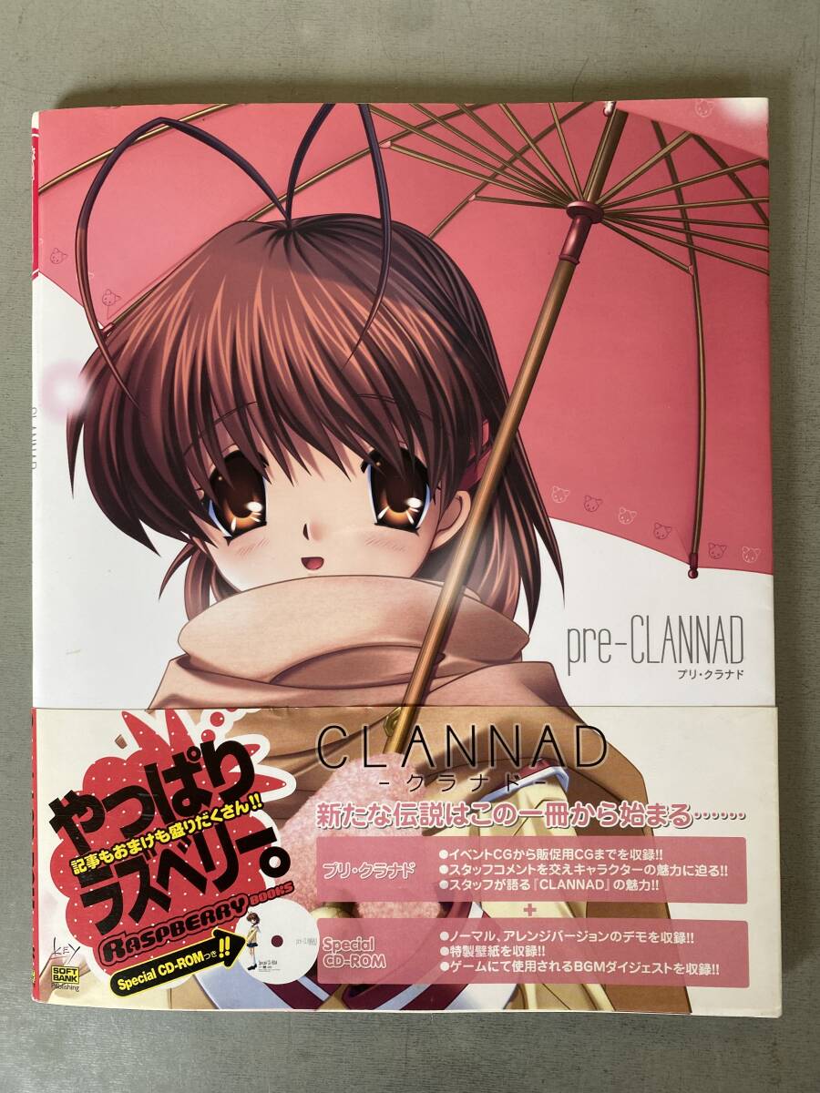 D111 「プリ・クラナド pre-CLANNAD」 初版 CD-ROM付き ゲーム Key 販促用CG デモ収録 キャラクター ラズベリー しみ・焼けあり 拍卖
