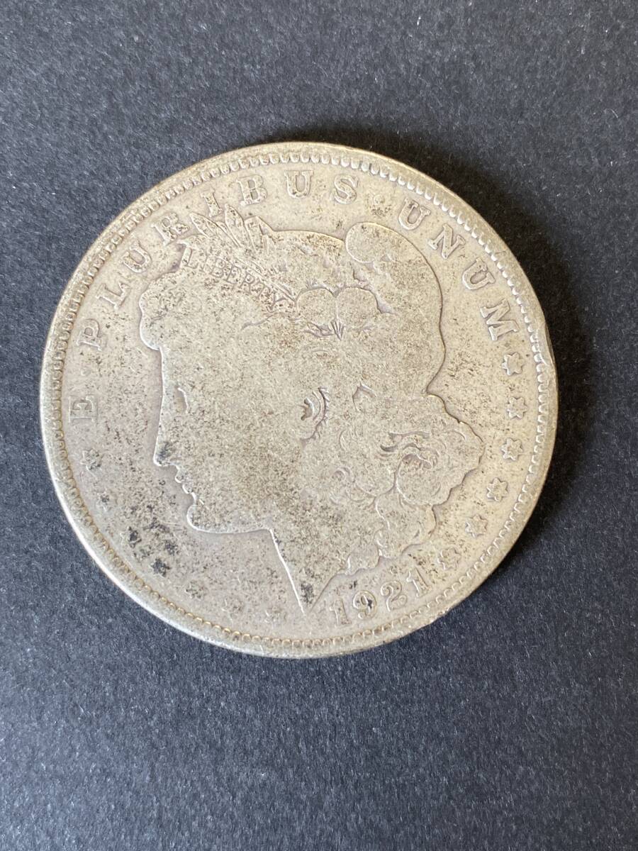 Z124 アメリカ モルガンダラー 銀貨 1921年 総重量約 25.9g 古銭 コイン 硬貨 コレクション レトロ拍卖
