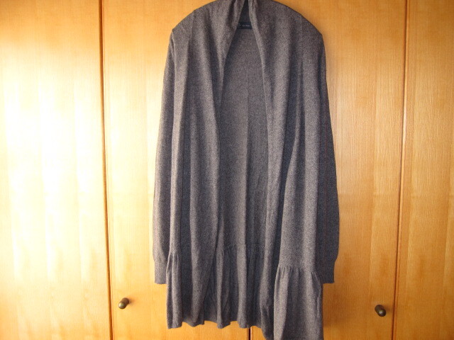 【ザラ★ダークグレー 柔らかロングニット アンゴラ★M】拍卖