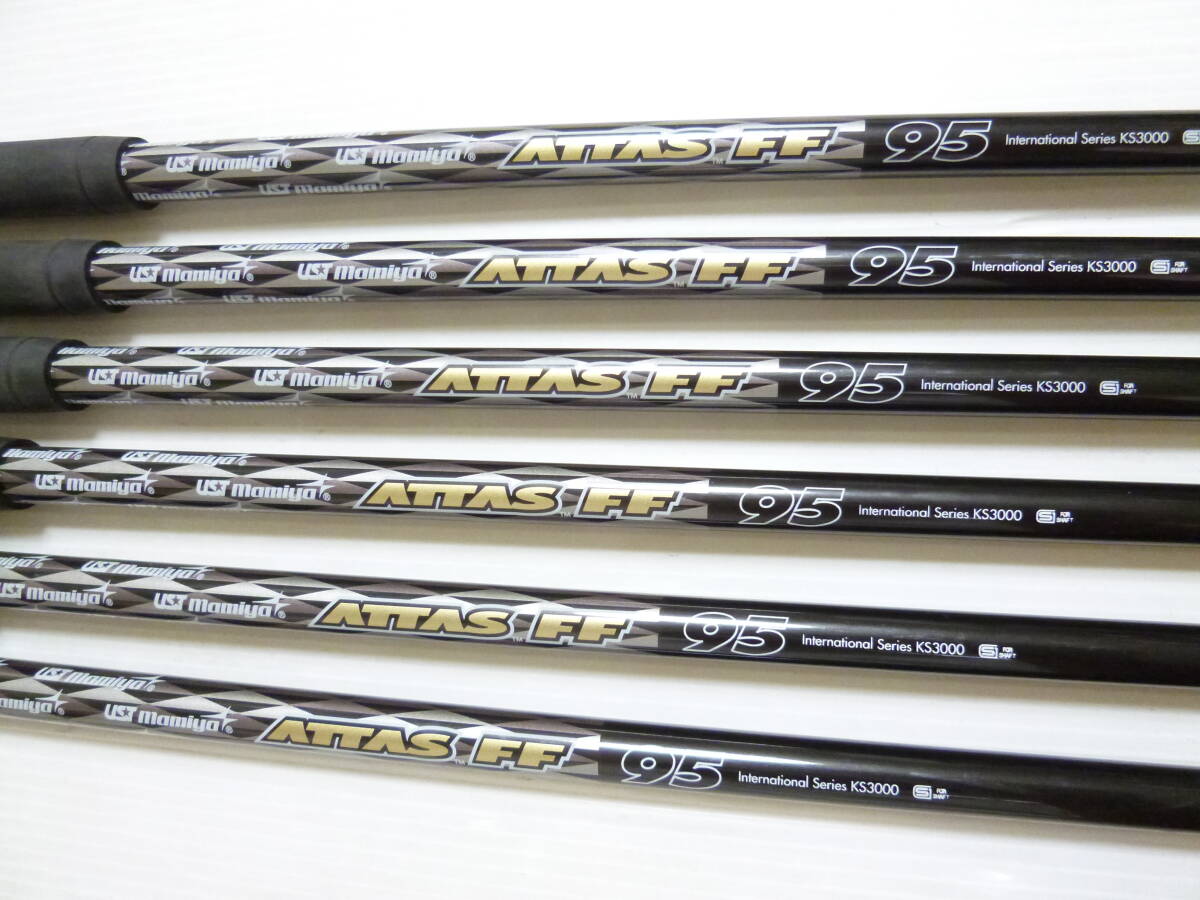 高級カスタム仕様!!! ◆◆ 良品 テーラーメイド P・760 FORGED ATTAS FF95 アッタス ◆◆ 5#-Pw 6本セット拍卖