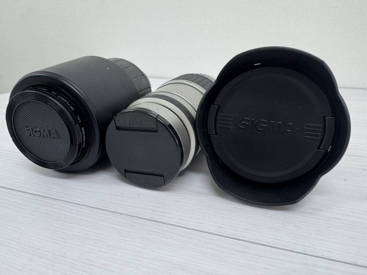 【SIGMA 70-300mm 】【SIGMA 18-35mm 】【SMC PENTAX FA 100-300mm】3点レンズまとめ売り拍卖