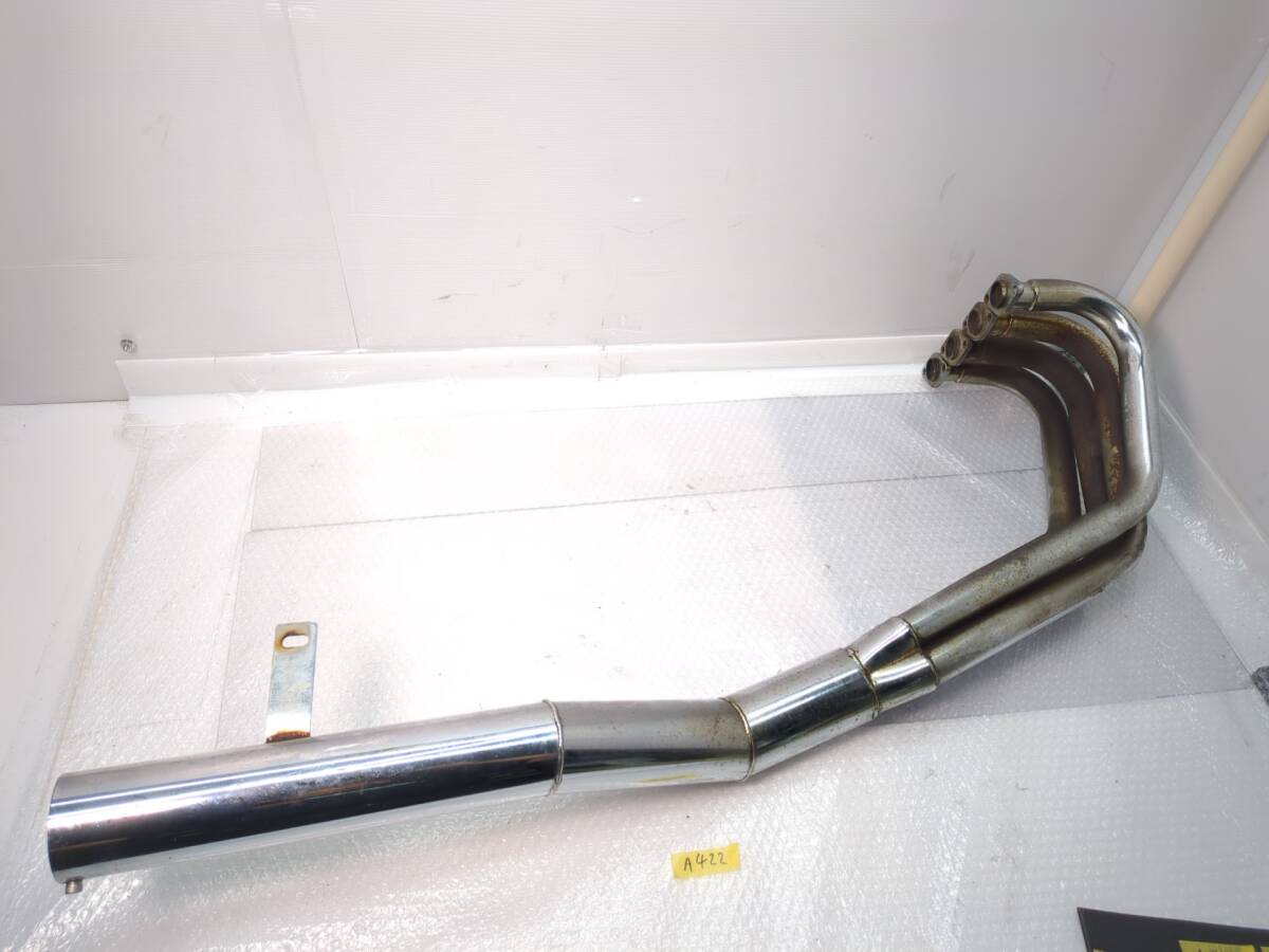 A422 バリオス ショート菅 マフラー サイレンサー ZR250A カワサキ ZX250 BALIUS  ZR250B拍卖