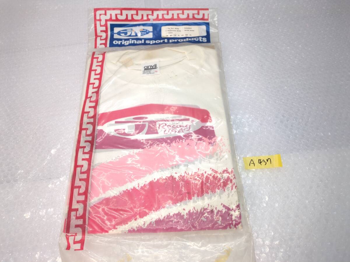 A437 新品未開封 デッドストック JTレーシング X ホンダ 長袖 Lサイズ ロンT ロングTシャツ ビンテージ モトクロス VMX拍卖