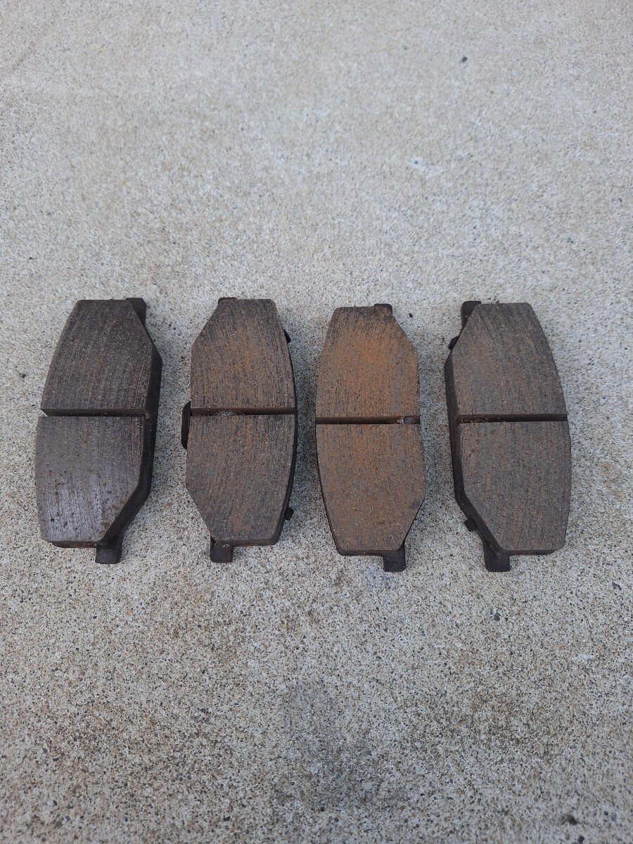ジムニー JA11 ブレーキパッド 中古、ジャンク扱いで! フロントブレーキ Jimny Fブレーキ 古いですが使えそうです。。。。拍卖